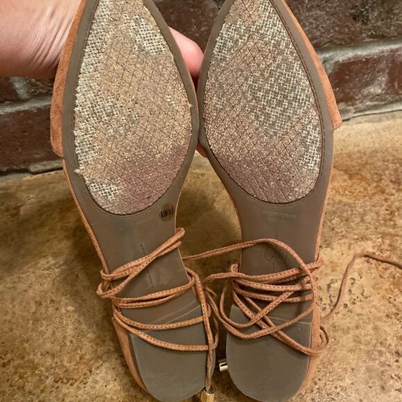 Jessica Simpson JP- Zelssa lace up pointed toe flats - Picture 6 of 7